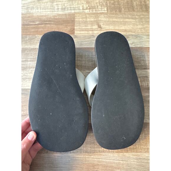 Women's The Row Ginza Two-Toned Leather and Suede Platform Sandals size 39 - Picture 5 of 8